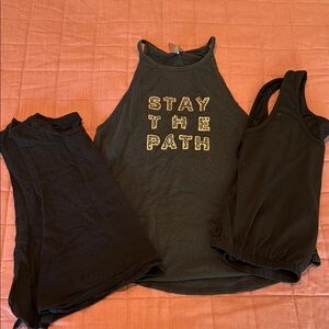 Black Workout Tank Bundle